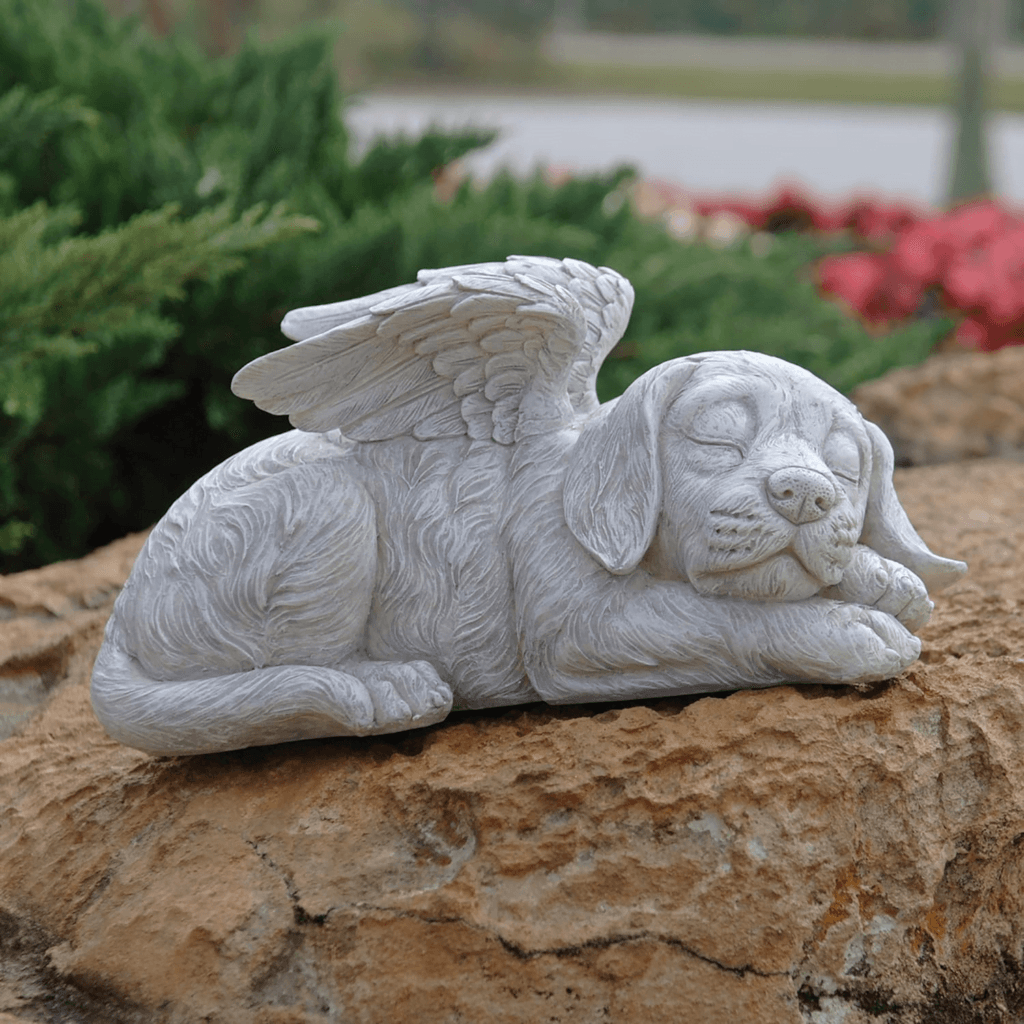 10 Ideias Criativas de Presentes para o Dia das Mães 40 Design Toscano QL6079 Estátua de homenagem ao marcador de túmulo memorial de cão anjo animal de estimação