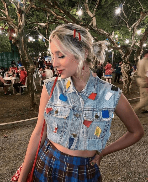 Looks para festa junina 34 Cores e estampas típicas da festa junina │ Amplie Horizontes - Inspirações Pinterest