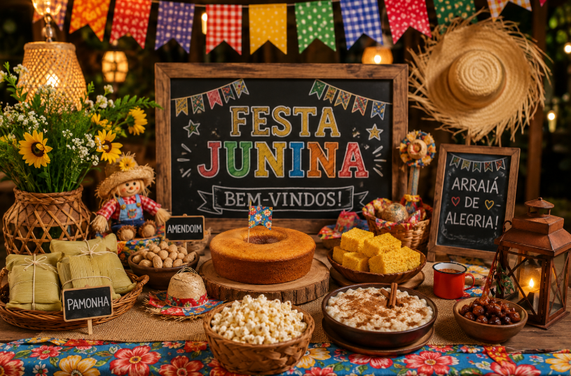 decoração para festa junina econômica