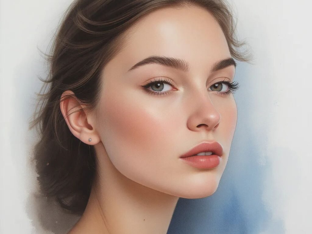 Glazing consiste em sobrepor múltiplas camadas finas e transparentes de tinta já seca. Cada demão adiciona saturação, contraste e profundidade, simulando o efeito de lentes de câmera.